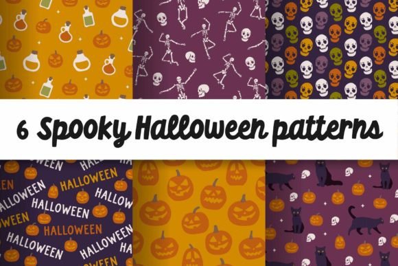 6 Spooky Halloween Patterns: A Creative Resource for Designers and Makers