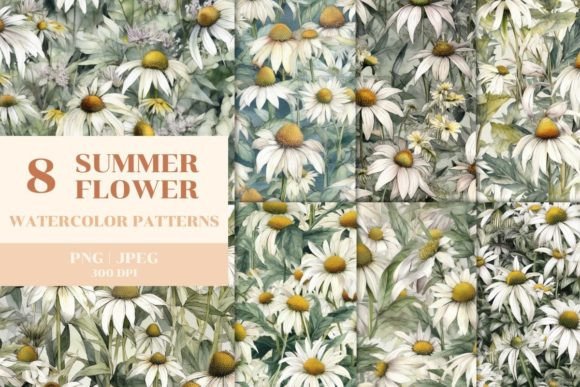 8 Summer Coneflower Patterns