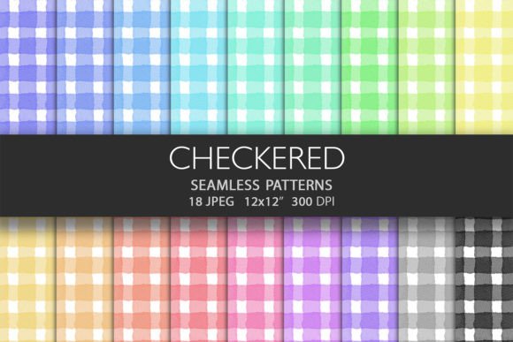 Checkered Seamless Patterns and Plaid Sublimation Backgrounds: A Creative Resource for Designers and Enthusiasts