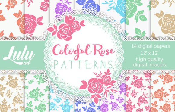 Colorful Rose Patterns