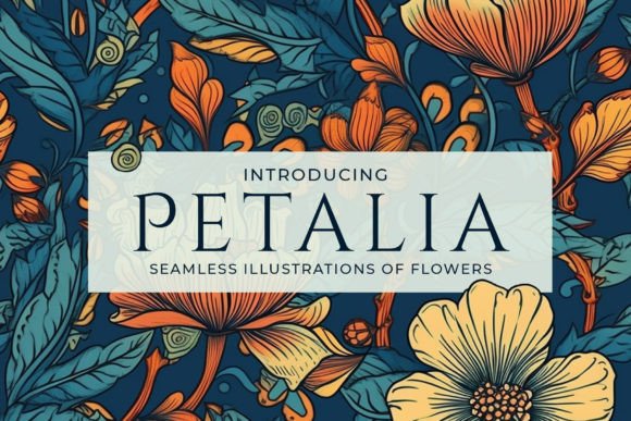 Discover the Beauty of Petalia - Seamless Flower Patterns