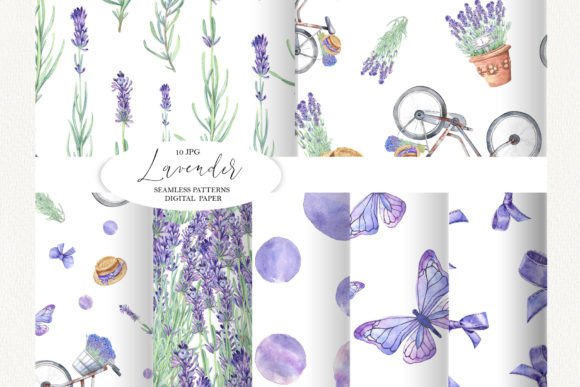 French Lavender Seamless Patterns and D: A Timeless Blend of Artistry and Utility
