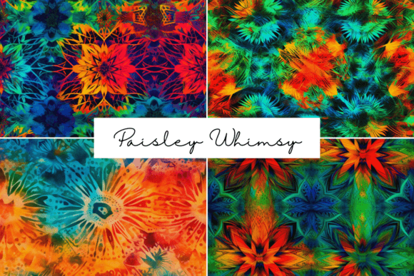 Geometric Kaleidoscope Seamless Patterns
