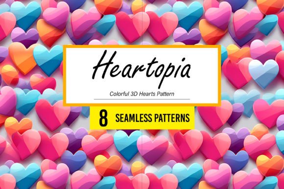 Heartopia 3D Hearts Patterns