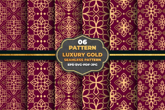 Luxury Seamless Patterns Digital Paper