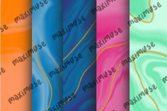 Marble Patterns with Glitter Line
