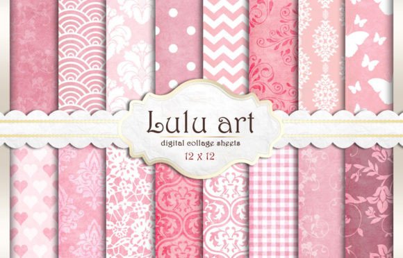 Shabby Pink Patterns
